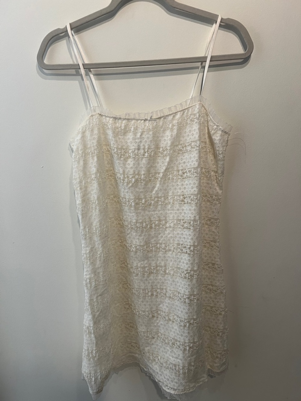 wild fable Cream Lace Mini Dress